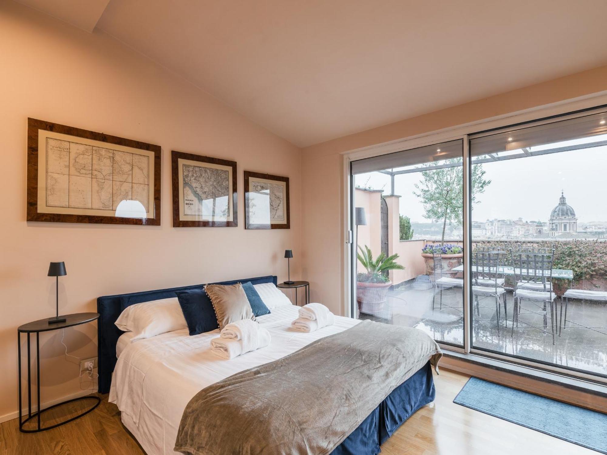The Best Rent - Spacious Apartment With Terraces With Panoramic View Of Rome Bagian luar foto